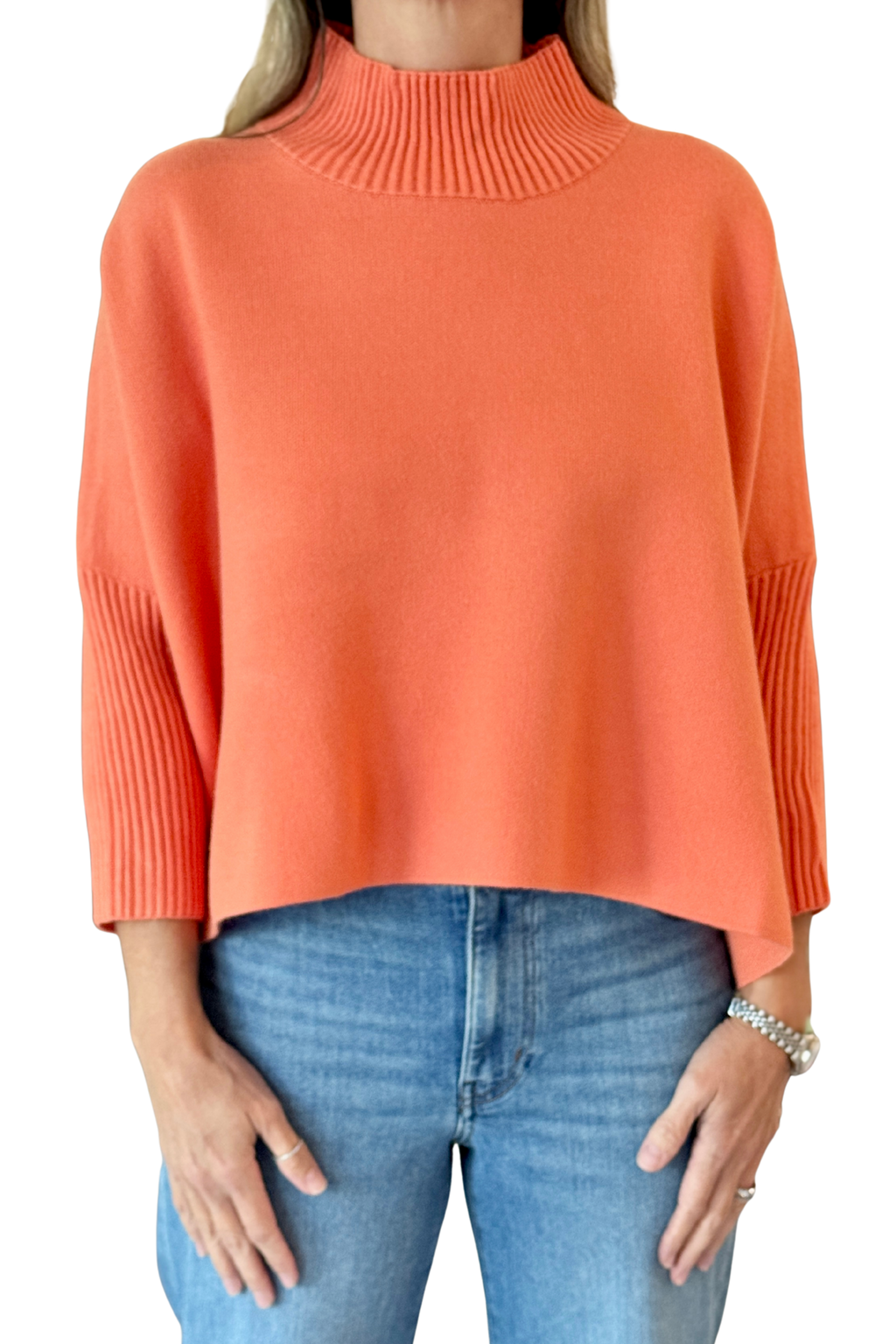 Kerisma Aja Sweater, Peach Bellini – Monkee's of Mount Pleasant