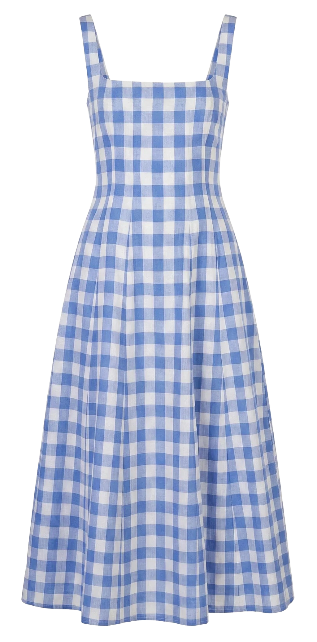 cleobella blue dress Ankle Dress | Dual Fabric Composition