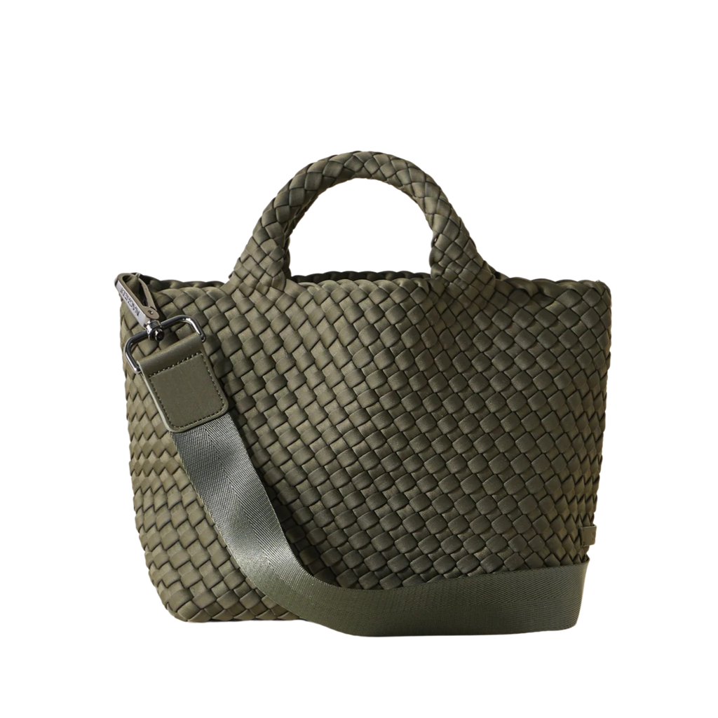 Naghedi St. Barths Small Tote, Olive – Monkee's of Mount