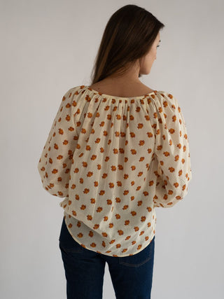 Mille Aly Top, Honey Petite Bouquet