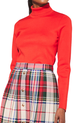 Hunter Bell Roen Turtleneck, Crimson Red