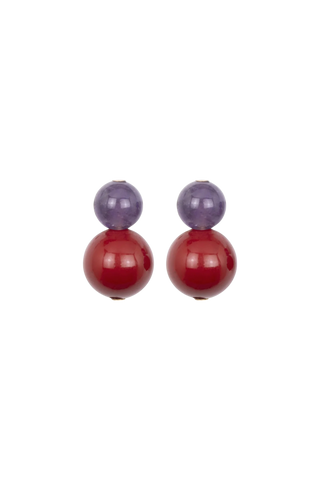Jennifer Behr x Julia Berolzheimer Cay Earrings, Amethyst Multi