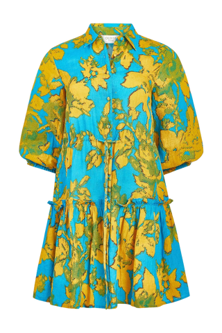 Olivia by Livro Brynn Dress, Turq Flora