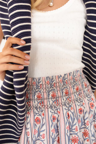 Marea Sandra Skirt, Vine Floral