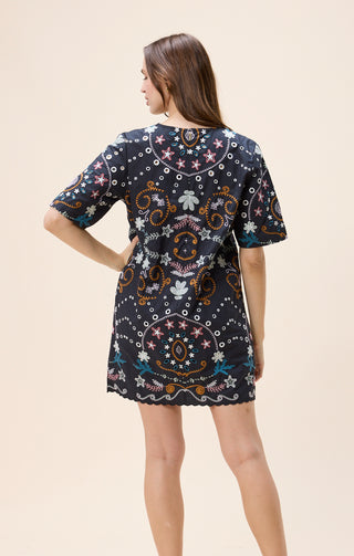 Cleobella Mische Mini Dress, Black