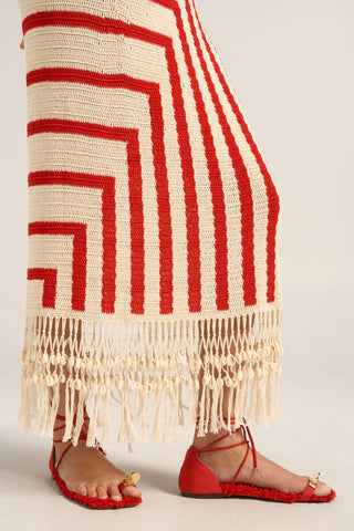 Ilio Nema Camilla Skirt, Graphic Crochet