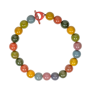 Sunshine Tienda Gumball Necklace, Smoky Rainbow
