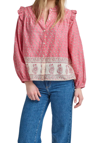 Pink Chicken Misha Top, Small Paisley