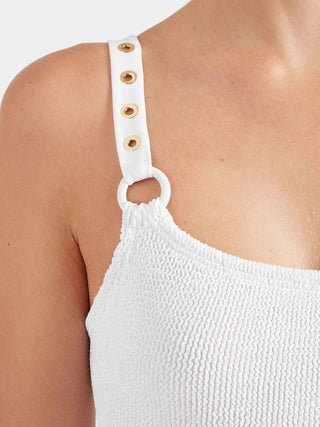 Hunza G Melody Swimsuit, White