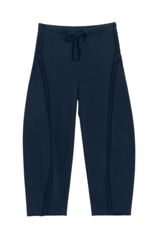 Frank & Eileen Bibi Barrel Leg Sweatpant, Classic Navy