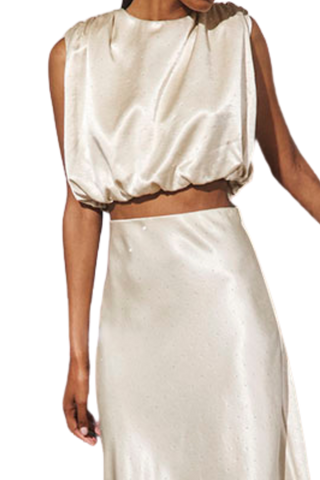 Hunter Bell Cosima Top, Champagne on Fifth