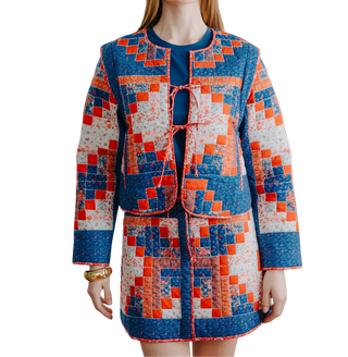 Love the Label Shoreditch Jacket, Blue Multi