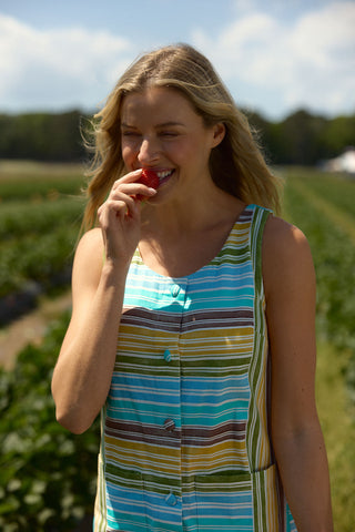Olivia by Livro Roxy Playdress, Laurel Stripe