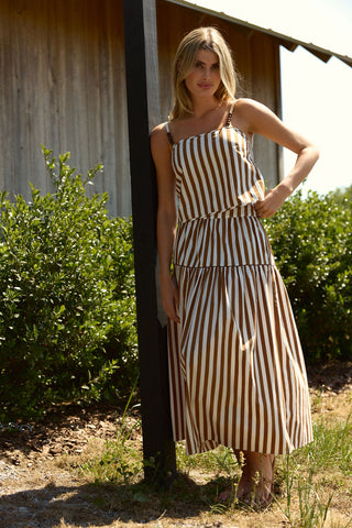 Olivia by Livro Quinn Skirt, Tuck Stripes