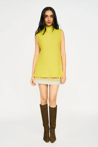 Mirth Aspen Sweater Vest, Lemongrass