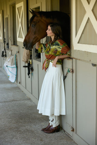Olivia by Livro Harrison Skirt, White
