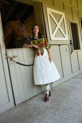 Olivia by Livro Harrison Skirt, White
