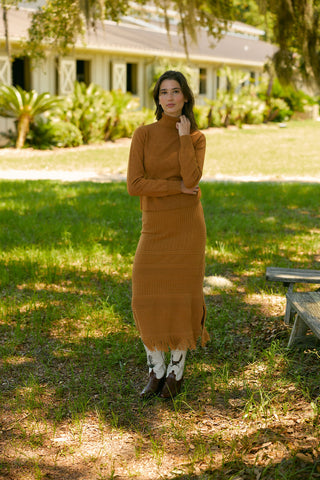 Olivia by Livro Erin Turtleneck, Saddle