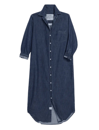 Frank & Eileen Rory Maxi Shirtdress, Vintage Dark Wash