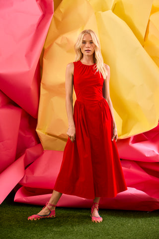 Hunter Bell Nantucket Dress, Crimson Red