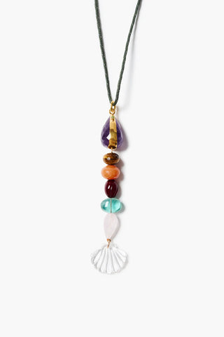 Chan Luu Lucky Catch Cord Necklace, Multi