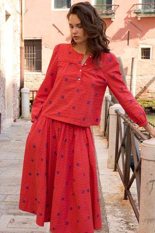 Oliphant Rina Skirt, Samur Red