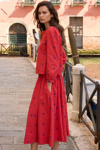 Oliphant Rina Skirt, Samur Red