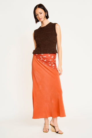 Mirth Marin Ladderstitch Vest, Cocoa
