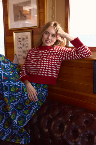 OBL Marta Sweater, Crimson