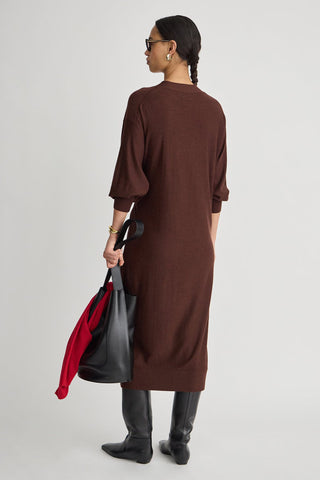 Apiece Apart Drippy Cardi Dress, Americano