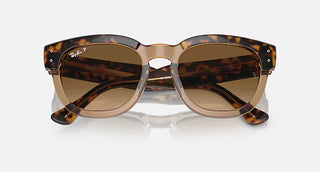 Ray-Ban Mega Hawkeye Polished Havana, Transparent Brown