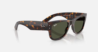 Ray-Ban Mega Wayfarer Havana Green Sunglasses