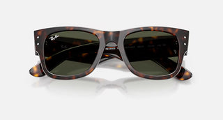 Ray-Ban Mega Wayfarer Havana Green Sunglasses