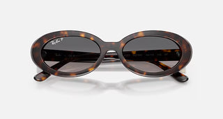 Ray-Ban Havana Sunglasses, Grey Gradient Polar