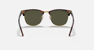 Ray-Ban Clubmaster Mock Tortoise Arista Sunglasses, G-15 Green