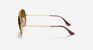 Ray-Ban Large Aviator Sunglasses, Brown Gradient