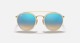 Ray-Ban Arista Sunglasses, Brown Gradient Blue Mirror