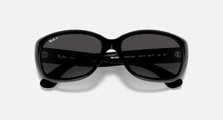 Ray-Ban Jackie Ohh Black Sunglasses, Light Grey Gradient Dark Grey