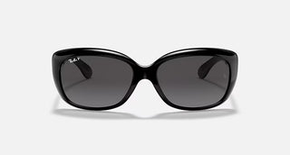Ray-Ban Jackie Ohh Black Sunglasses, Light Grey Gradient Dark Grey