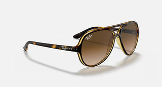 Ray-Ban Cats 5000 Light Havana Sunglasses, Clear Gradient Brown