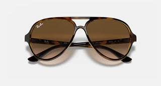 Ray-Ban Cats 5000 Light Havana Sunglasses, Clear Gradient Brown