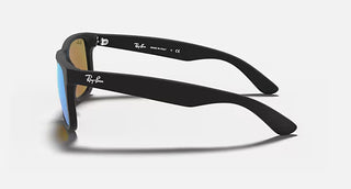 Ray-Ban Justin Sunglasses, Rubber Black Blue