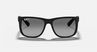 Ray-Ban Justin Sunglasses, Rubber Black Grey