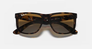Ray-Ban Justin Sunglasses, Rubber Havana Grey