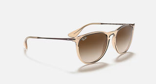 Ray-Ban Erika Sunglasses, Transparent Light Brown