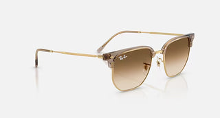 Ray-Ban New Clubmaster Transparent Brown Ari Clear Sunglasses