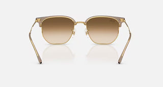 Ray-Ban New Clubmaster Transparent Brown Ari Clear Sunglasses