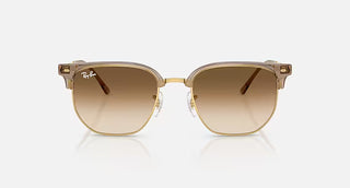 Ray-Ban New Clubmaster Transparent Brown Ari Clear Sunglasses