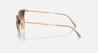 Ray-Ban New Clubmaster Transparent Brown Ari Clear Sunglasses