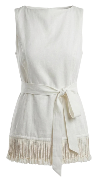 Cleobella Bridget Top, Ivory